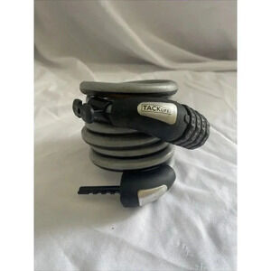 TACKLIFE Bike Lock, HCL1C 4-Feet Resettable Combination Bike Cable Self Coiling